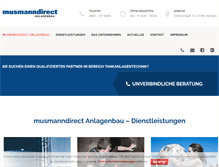 Tablet Screenshot of musmanndirect.de